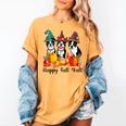 Boston Terrier Dog Lover Fall Ya'Ll Halloween Costume Men Women Women's Comfort Colors T-Shirt Mustard