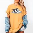 Boston Terrier Dog Official Sleeping Men Women Girls Kids Women's Comfort Colors T-Shirt Mustard