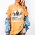 Boston Terrier Dog Official Sleepshirt Pajamas Nightgown Men Women Girls Kids Women's Comfort Colors T-Shirt Mustard
