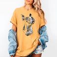 Boston Terrier Dog Graphic Pet Art Boston Terrier For Men Women Kids Women's Comfort Colors T-Shirt Mustard