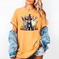 Boston Terrier Halloween Costume Mummy Witch Ghost Dog Lover For Men Women Kids Women's Comfort Colors T-Shirt Mustard