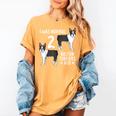 Boston Terrier Humor Bostie Dog Lover For Men Women Kids Women's Comfort Colors T-Shirt Mustard