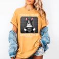 Boston Terrier Mug Shot Guilty Dog Women's Comfort Colors T-Shirt Mustard