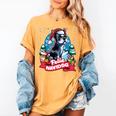 Boston Terrier Santa Claus Coffee Mug Merry Christmas Dogs Women's Comfort Colors T-Shirt Mustard
