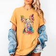 Boston Terrier Splash Women's Comfort Colors T-Shirt Mustard