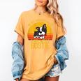 Boston Terrier Never Underestimate a Girl With a Bostie Women's Comfort Colors T-Shirt Mustard