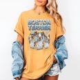 Boston Terrier Women's Comfort Colors T-Shirt Mustard