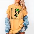 Cool Saint Patrick's Boston Terrier T Shirt For Dogs Lovers Women's Comfort Colors T-Shirt Mustard