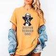 Cute Boston Terrier Dad Dog Lovers Puppy Bostie Owner Women's Comfort Colors T-Shirt Mustard