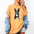 Dog Boston Terrier For Men Women Women's Comfort Colors T-Shirt Mustard