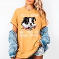 Just a Woman Who Loves Her Boston Terrier Cute Dog Mom Women's Comfort Colors T-Shirt Mustard