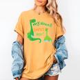 Kids My Nonna Loves Me Dinosaur Grandson Women's Comfort Colors T-Shirt Mustard