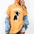 Love NOPE Boston Terrier Dog Lover Women's Comfort Colors T-Shirt Mustard