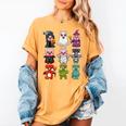 Pig Spooky Ghost Witch Boo-Jee Horror Pumpkin Pig Halloween Women's Comfort Colors T-Shirt Mustard