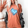 Bavarian Flag As Heart Blue Diamond Bavaria Women's Comfort Colors T-Shirt Yam