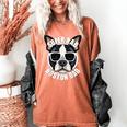Boston Terrier Dad Father’s Day Dog Dad Men’s Women's Comfort Colors T-Shirt Yam