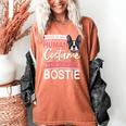 Boston Terrier Dog Bostie Halloween Costume Dog For Kids Women's Comfort Colors T-Shirt Yam