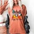 Boston Terrier Dog Lover Fall Ya'Ll Halloween Costume Men Women Women's Comfort Colors T-Shirt Yam