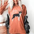 Boston Terrier Dog Mom Woman Women Women's Comfort Colors T-Shirt Yam