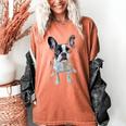 Boston Terrier Dog Motif Pet Art Boston Terrier Men Women Kids Women's Comfort Colors T-Shirt Yam