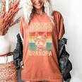 Boston Terrier Grandpa Dog Lover Father's Day Women's Comfort Colors T-Shirt Yam