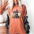 Boston Terrier Halloween Costume Mummy Witch Ghost Dog Lover For Men Women Kids Women's Comfort Colors T-Shirt Yam