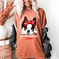 Boston Terrier Mum Dog Woman Idea Women's Comfort Colors T-Shirt Yam
