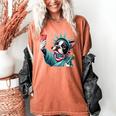 Boston Terrier Selfie Statue Of Liberty 4th Of July American Women's Comfort Colors T-Shirt Yam