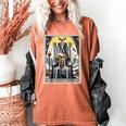 Boston Terrier Tarot Card Dog Women's Comfort Colors T-Shirt Yam