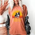 Boston Terrier Never Underestimate a Girl With a Bostie Women's Comfort Colors T-Shirt Yam