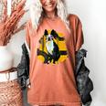 Boston Terrier s Mid-Century Modern Art s Street Grunge Women's Comfort Colors T-Shirt Yam
