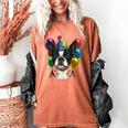Celebration Event Birthday Party Boston Terrier Women's Comfort Colors T-Shirt Yam