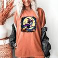 Cute Boston Terrier Halloween Costume Dog Lover Women Girls Women's Comfort Colors T-Shirt Yam