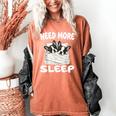 Cute Boston Terrier Need More Sleep Pajamas Nightgown Women's Comfort Colors T-Shirt Yam