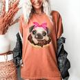 Cute Pug Shirt Donut Girls Dog Women's Comfort Colors T-Shirt Yam