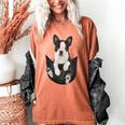 Dog Lovers Boston Terrier In Pocket Dog Face For Men Women Kids Women's Comfort Colors T-Shirt Yam