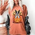 Halloween Retro Boston Terrier Women's Comfort Colors T-Shirt Yam