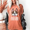 Just a Girl Who Loves Boston Terriers Women's Comfort Colors T-Shirt Yam
