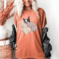 Sleepy Boston Terrier Pajama Men Women Kids Women's Comfort Colors T-Shirt Yam