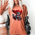 Super Power Superhero Boston Terrier Dog For Men Women Kids Women's Comfort Colors T-Shirt Yam
