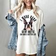 Bostie Mama Dog Dad Boston Terrier For Men Women Women's Comfort Colors T-Shirt Ivory