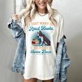 Boston Terrier American Gentleman Bibliophile Book Lover Women's Comfort Colors T-Shirt Ivory