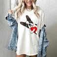 Boston Terrier Bostie Dog Kids Women Girls Women's Comfort Colors T-Shirt Ivory