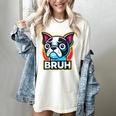 Boston Terrier Bruh Dog Lover Women's Comfort Colors T-Shirt Ivory