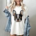 Boston Terrier Cute Puppy Face Dog Lover Pet Owner Women's Comfort Colors T-Shirt Ivory