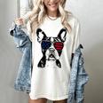 Boston Terrier Dog 4th July America USA Flag Men Women Kids Women's Comfort Colors T-Shirt Ivory