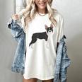Boston Terrier Dog Mom Woman Women Women's Comfort Colors T-Shirt Ivory