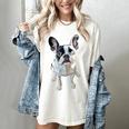 Boston Terrier Dog Motif Pet Art Boston Terrier Men Women Kids Women's Comfort Colors T-Shirt Ivory