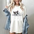 Boston Terrier Dog Official Sleeping Shirt Men Women Kids Women's Comfort Colors T-Shirt Ivory