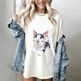 Boston Terrier Girl Cute Cartoon For Dog Owners Pet Terrier Women's Comfort Colors T-Shirt Ivory